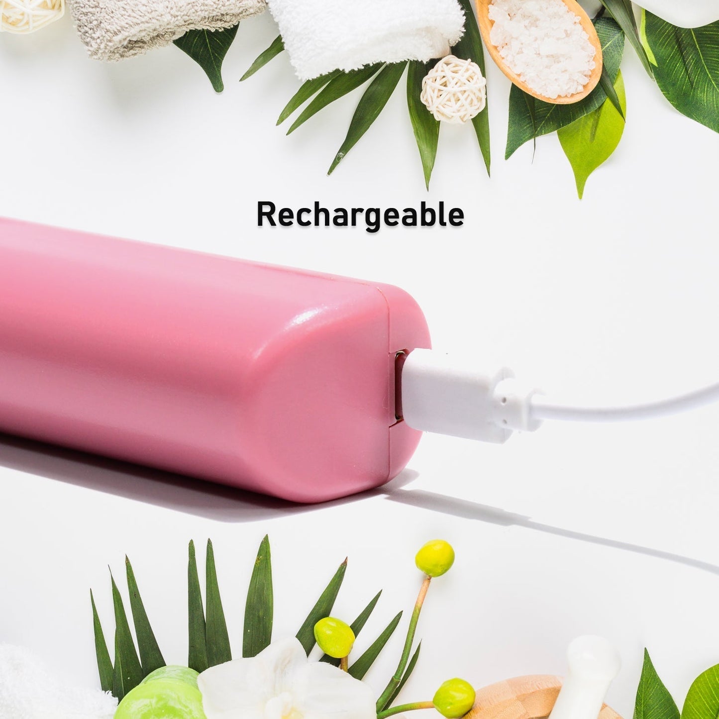 Rechargeable Mini Hair Straightener, Three Temperature Adjustments Flat Iron Comb (1 Pc)