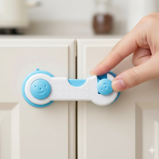 Child Safety lock Proofing for Cabinet Toilet Seat Fridge Door Drawers ( 1 pc)