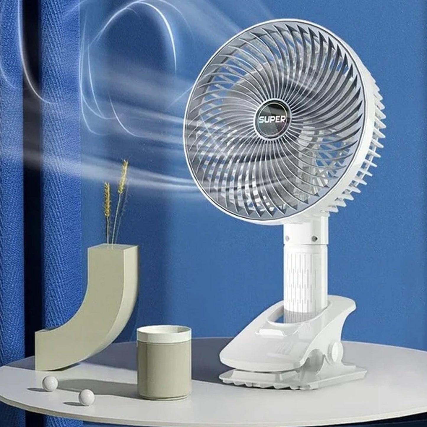 Plug and Play Portable USB Fan (1 Pc)
